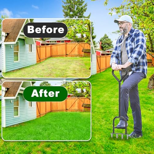 Lawn Coring Aerator (C: 4 Plugs Coring Aerator)