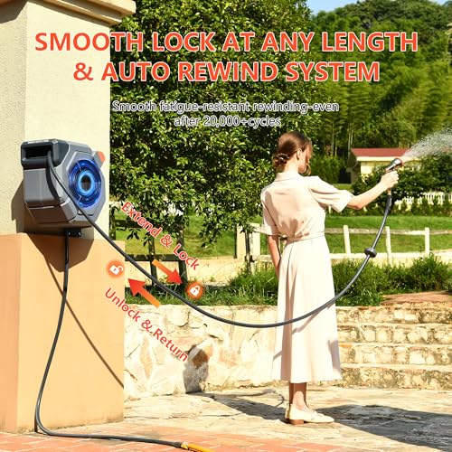 Retractable Garden Hose Reel