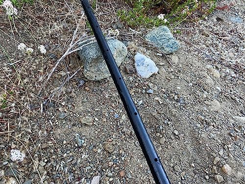 36 Inch Round Steel Concrete Form Stakes with Nail Holes (10 Count)