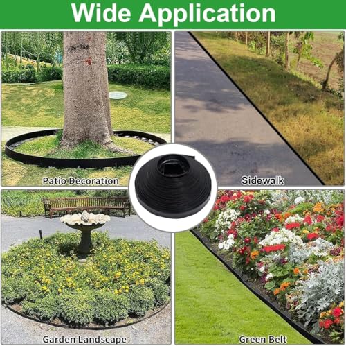 98Ft 3IN Landscape Edging (Black / 3IN x 98FT)