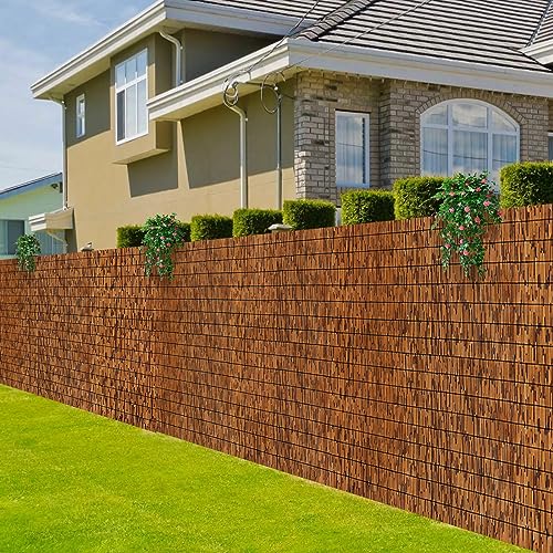 2 Pack Reed Bamboo Screen Fencing (4X19.6FT-2PACK)