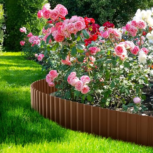 Corrugated Metal Garden Edging 6" x 100Ft (Coffee)