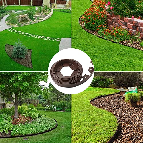 Landscape Edging 98FT (Brown / 4IN x 98 FT)