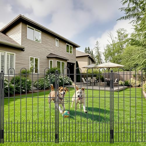 10 Panels Garden Fence with Gate (10 Count)