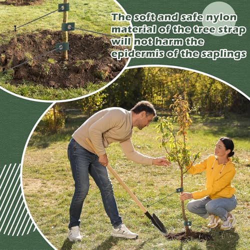 9 Set Heavy Duty Tree Stake Kit 5.91 Inches (9 Count)