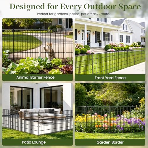 No Dig Garden Fence Outdoor for Yard (48 in(H) X 23.6 ft(L))