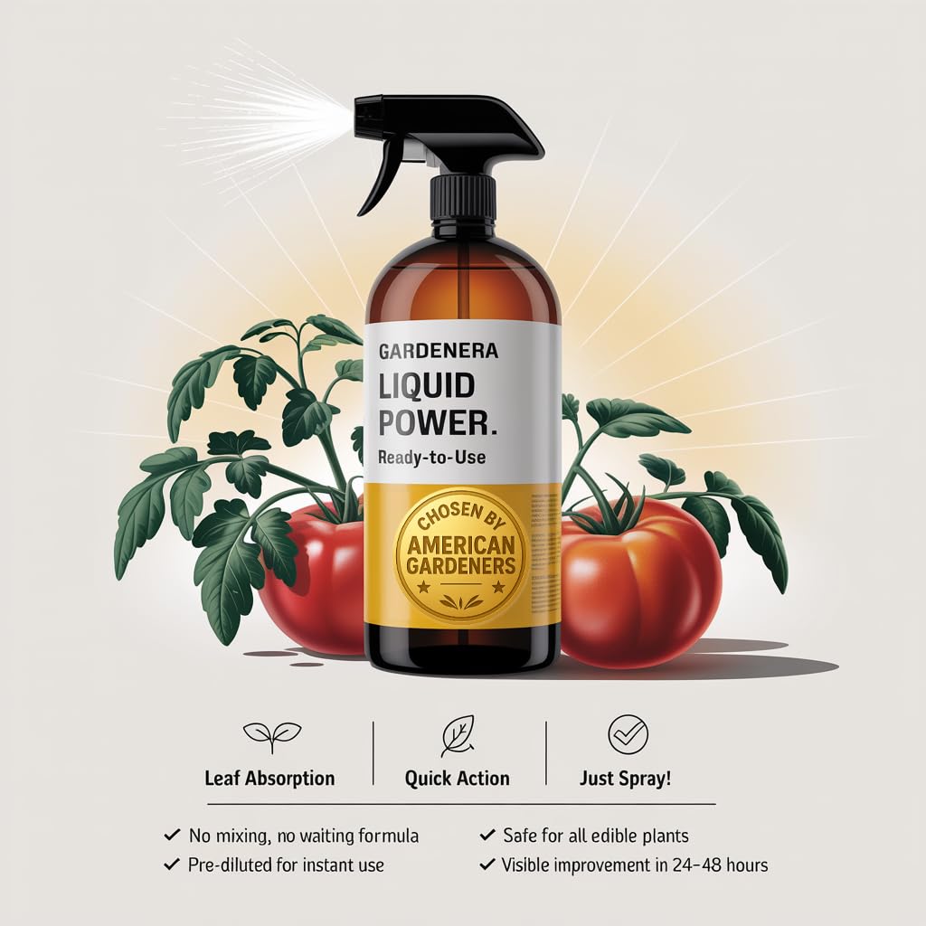 Liquid Power Watermelon Fertilizer Spray – Ready-to-Use Liquid Plant Food for Watermelon – Premixed, Easy Application – Fast-Acting Formula for Growth, Roots & Yield – Indoor & Outdoor Use – 8 oz