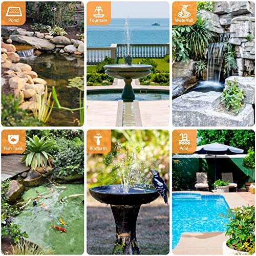 30W Solar Fountain Pump with 430GPH Flow (30W)