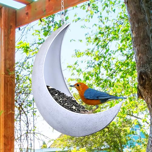 Hanging Moon Bird Feeder