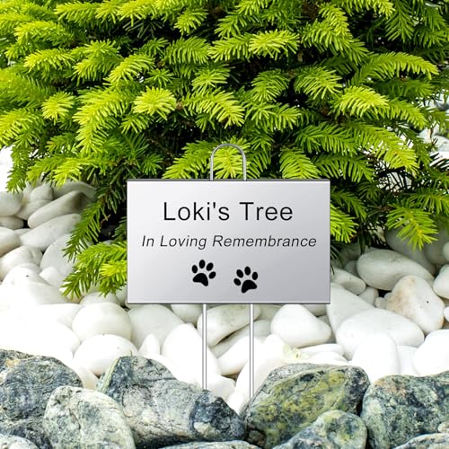 100 Pcs Large Plant Marker (4'' X 6'' with 11'' Stake / Silver)