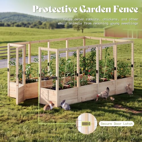 U Shape Raised Garden Bed (7.5x12x6 FT)