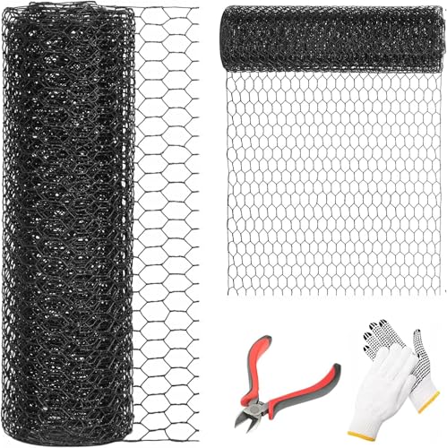 1 2 Inch Black Wire Mesh Roll (20 Gauge-1/2 Inch-24'' x 50')