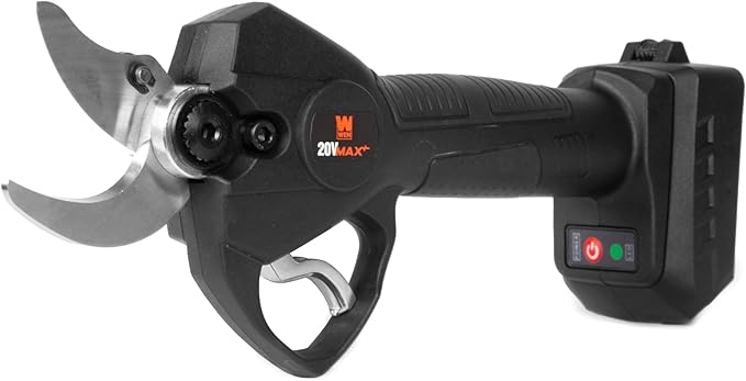 WEN 20V Max Brushless Cordless 1-3/16-Inch Pruning Shears (Tool Only – Battery and Charger Not Included) (20731BT)