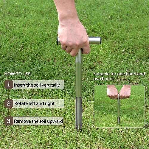 Soil Sampler Probe Stainless Steel Tubular T