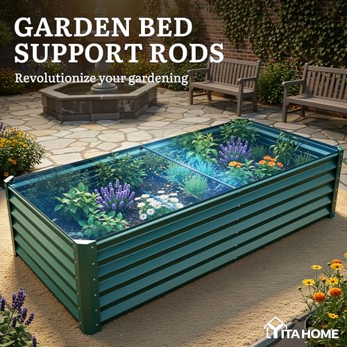 6x3x1.5ft Galvanized Raised Garden Bed (6x3x1.5ft / Green)