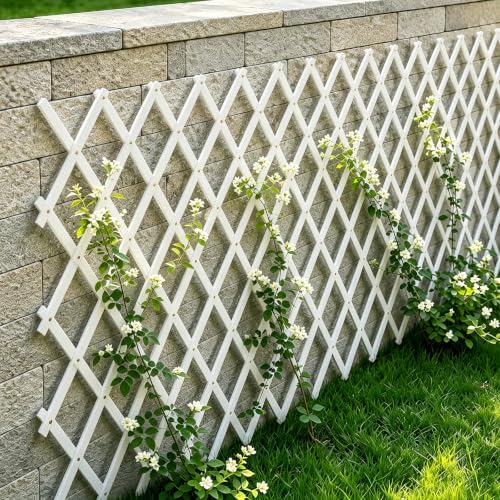 Expandable Garden Trellis (White / 38"x89")