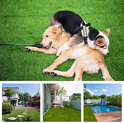 Artificial Grass Rug 7 FT x 56 FT Fake Faux Grass (392 Sq Ft)