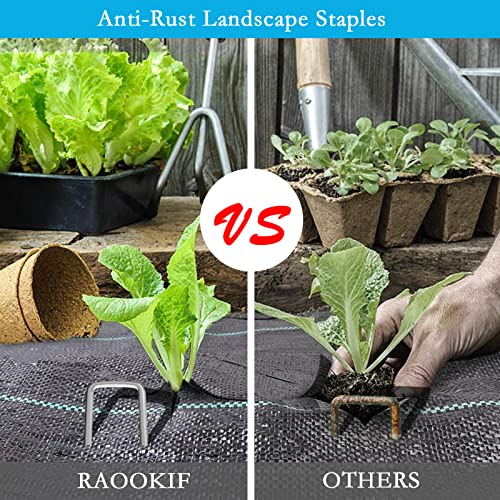 8 Inch Galvanized Garden Landscape Staples (20 Count)
