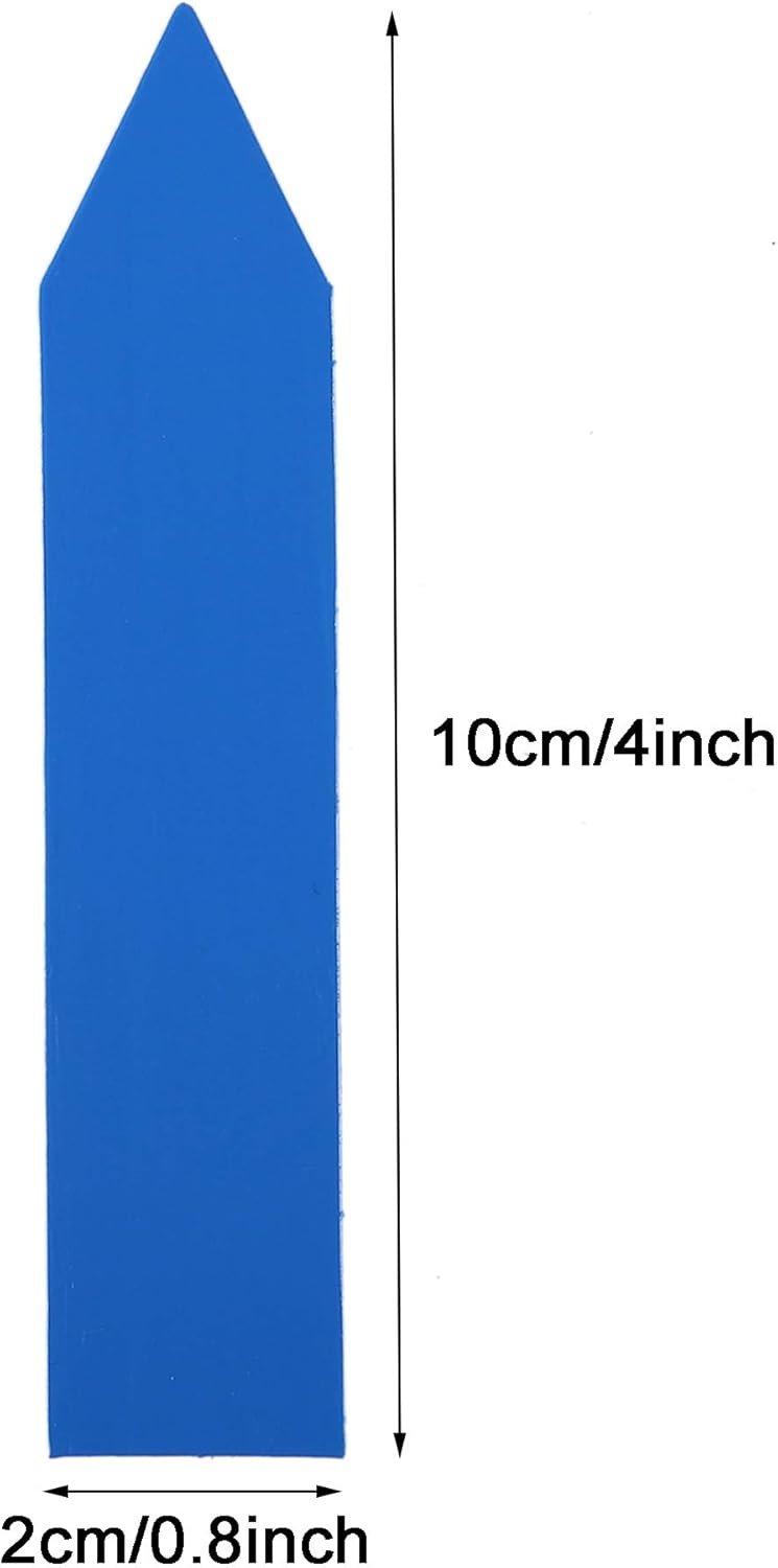 1000 Pcs Plant Tags, 4 Inch Plastic Garden Plant Pot Markers Waterproof Plant Labels, Blue