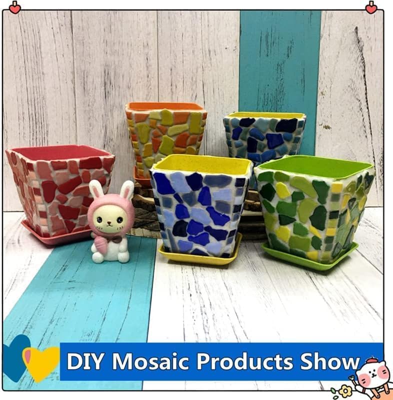 1.1LB Irregular Ceramics Mosaic Tiles (Deep Blue)
