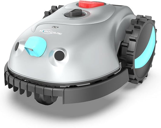 V100 Robot Lawn Mower with HD Vision Navigation, Smart Obstacle Detection, Collision Sensors, Adjustable Cutting Height, Low-Noise Operation—Perfect for Small Lawns up to 1,600 sq ft.