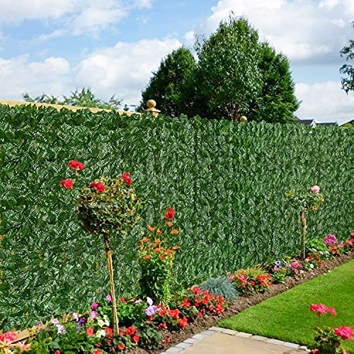 Artificial Ivy Privacy Fence Wall Screen (117.9*59 inch)