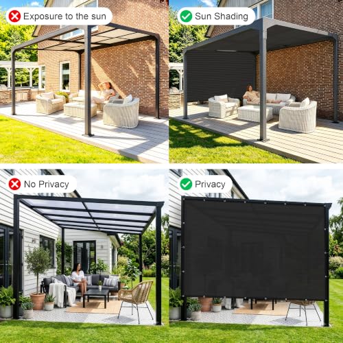 90% Shade Cloth 4 (0 6'×0 8' / Black)