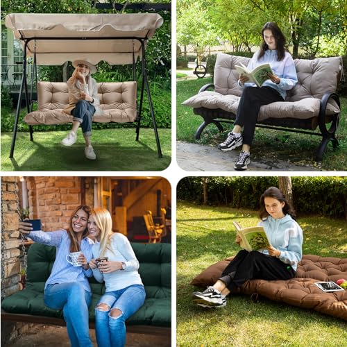 Outdoor Swing Cushions (Lake Blue / 60x 40 inches)