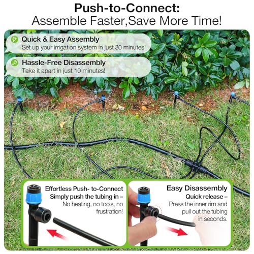 100Pcs Drip Irrigation Emitters (Drip Emitter Vortex (100Pcs))