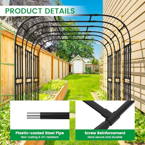 Garden Arch Trellis (87" H x 16" L x 79" W)