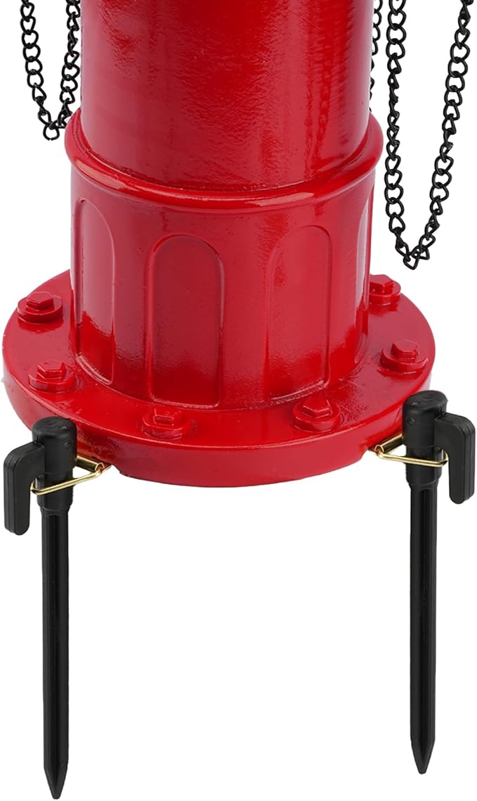 Garden Fire Hydrant Outdoor Statue, Puppy Pee Post Training Tool Resin Ornaments for Dog to Peed on, 14.3" Fire Hydrant Replica, Yard Lawn Backyard Sculpture Decor Firefighter Gifts for Men