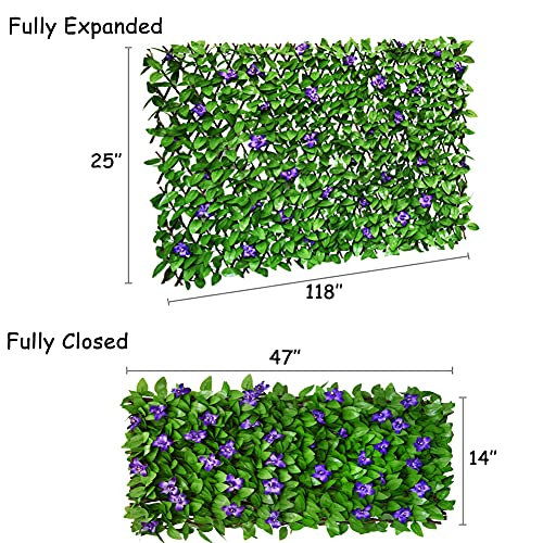 Expandable Fence Privacy Screen for Balcony Patio Outdoor