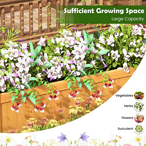 Raised Garden Bed (Orange / 43.5”x16”x14”)