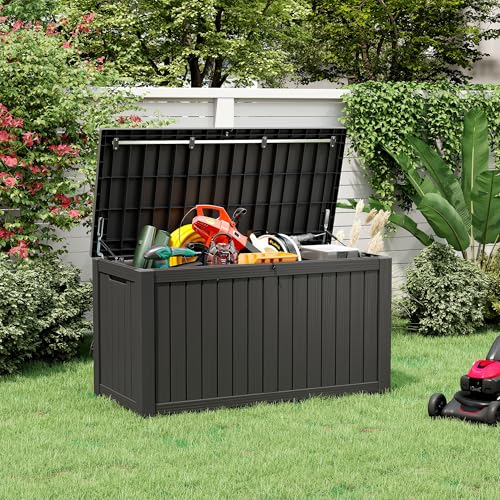 151 Gal Deck Box (151 Gallon / Striped Black)