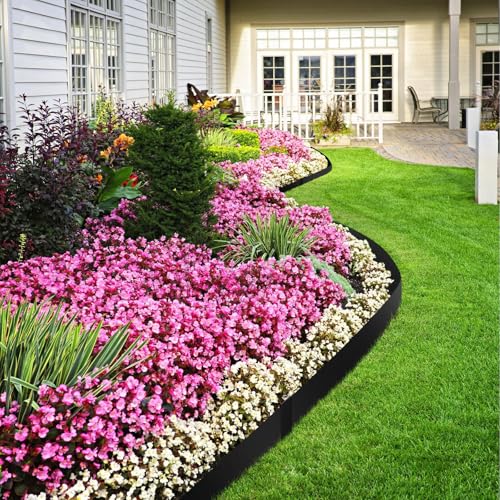 33ft.10 Pack Metal Edging for Landscaping (Black / 4.5 Inch)