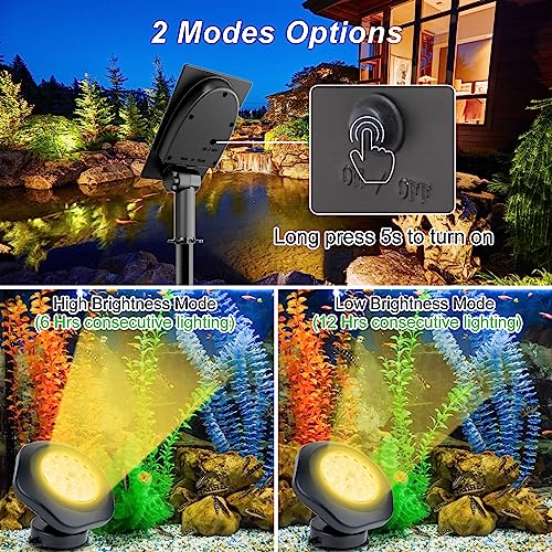 Solar Pond Lights (3-Lights-Warm White)