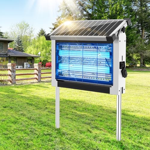 Solar Bug Zapper Outdoor (White)