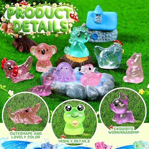 265pcs Mini Resin Animals (Multicolored 265pcs Resin Animals)