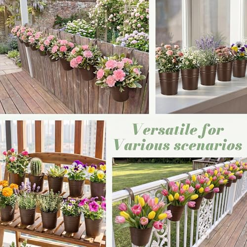 Hanging Flower Pots (Bronze(5in))