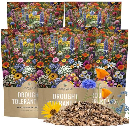 Drought Tolerant Wildflowers Mix (80 Ounce)