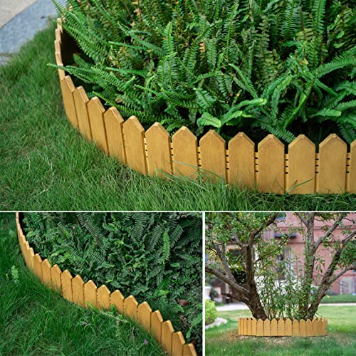 6.7 in Tall Garden Edging Border Kit 13.9 Ft (12 Count)