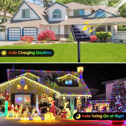 Solar Fairy Lights (Multicolor / 2 Pack-400LED)