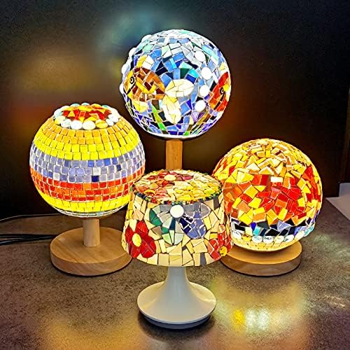 1.1lb Irregular Crystal Mosaic Tiles,Small Mosaic Tile DIY Hobbies Children Handmade Crystal Craft for Crafts Bulk DIY Picture Frames Handmade Jewelry Coaster (Green Series)