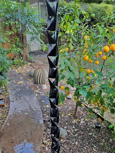Origami Rain Chain (18 Feet / Black)
