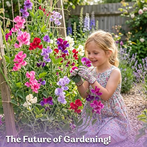 50 Sweet Pea Mammoth Mix Heirloom Flower Seeds