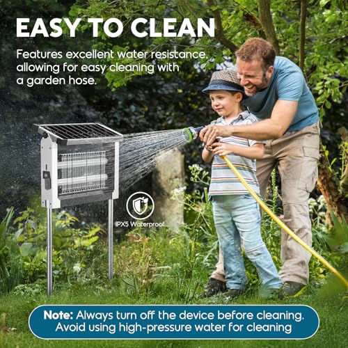 Solar Bug Zapper Outdoor (White)