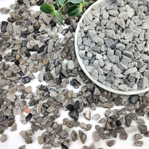 5lbs Grey Pebbles for Landscaping