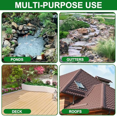 2 Pcs Pond Liner Repair Kit (Pond Liner Repair-10 inch x 10 inch)