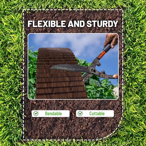 2 Rolls Corrugated Metal Garden Edging (2 Count)