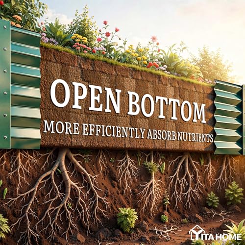 8x4x1.5ft Galvanized Raised Garden Bed (8x4x1.5ft / Green)
